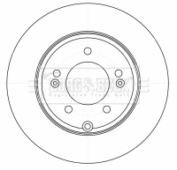 Disque de frein BORG & BECK BBD4525