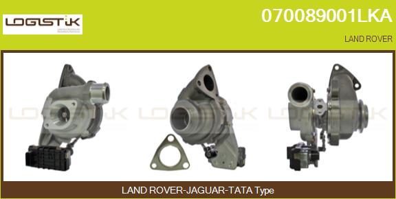 Turbocompresseur, suralimentation LGK 070089001LKA