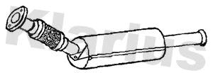 Filtre à particules / à suie, échappement KLARIUS 390456