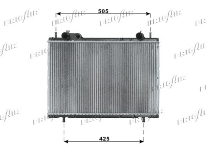 Radiateur, refroidissement du moteur FRIGAIR 0104.3100