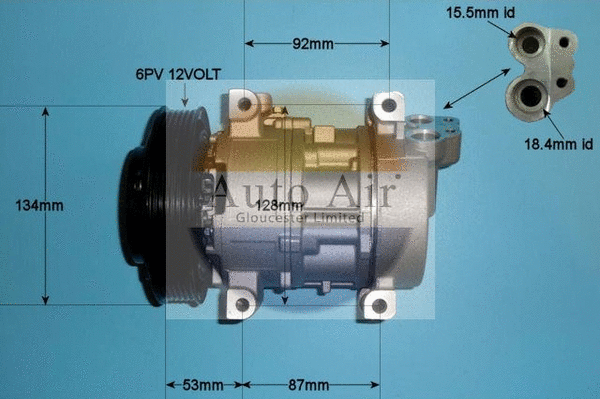 Compresseur, climatisation AUTO AIR GLOUCESTER 14-0218P