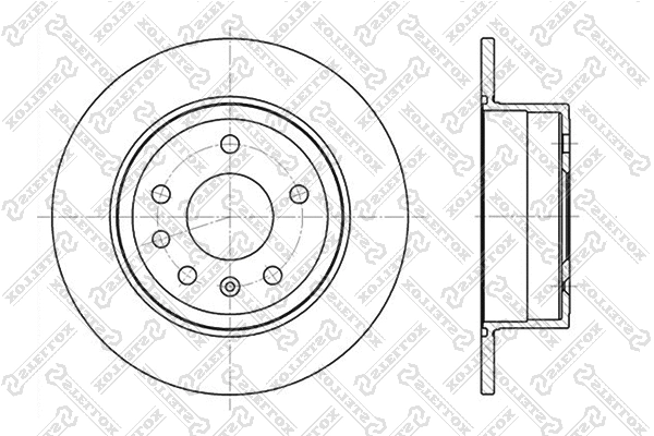 Disque de frein STELLOX 6020-3610-SX