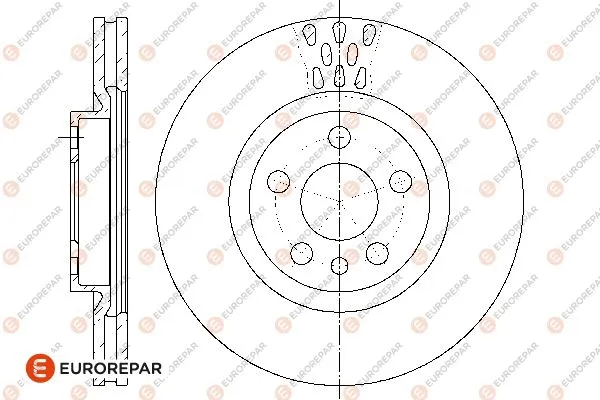 Disque de frein EUROREPAR 1667857580