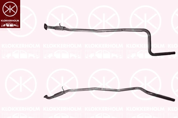 Tuyau d'échappement KLOKKERHOLM 25648651