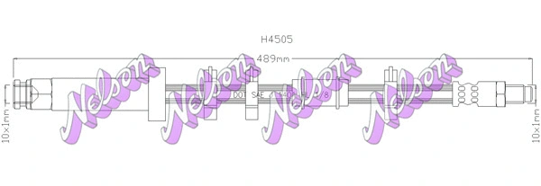 Flexible de frein KAWE H4505