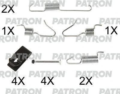 Kit d'accessoires, mâchoires de frein de stationnement PATRON PSRK0107