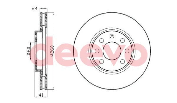 Disque de frein DEEVO BD12980