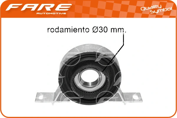 Suspension, arbre de cardan FARE SA 4970