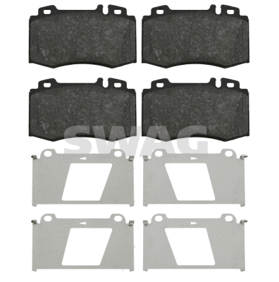Kit de plaquettes de frein, frein à disque SWAG 10 91 6454