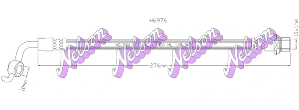 Flexible de frein KAWE H6976