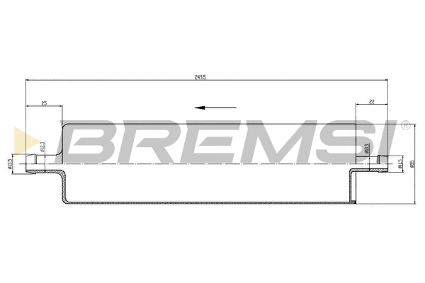 Filtre à carburant BREMSI FE1017