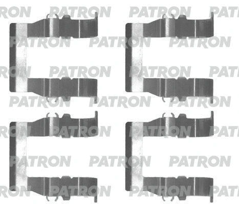 Kit d'accessoires, plaquette de frein à disque PATRON PSRK1056