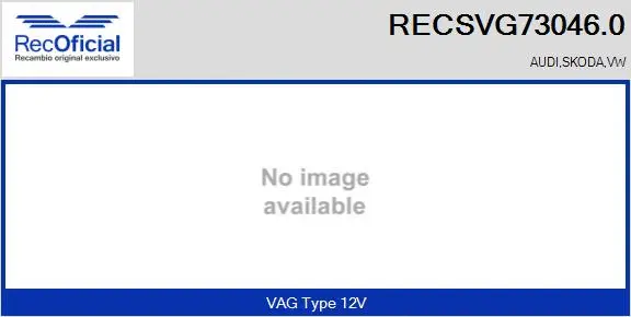Vanne EGR RECOFICIAL RECSVG73046.0