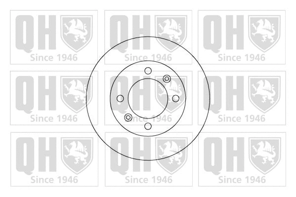 Disque de frein QUINTON HAZELL BDC3756