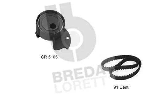 Kit de courroie crantée BREDA LORETT KCD0264