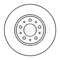 Disque de frein BORG & BECK BBD4940