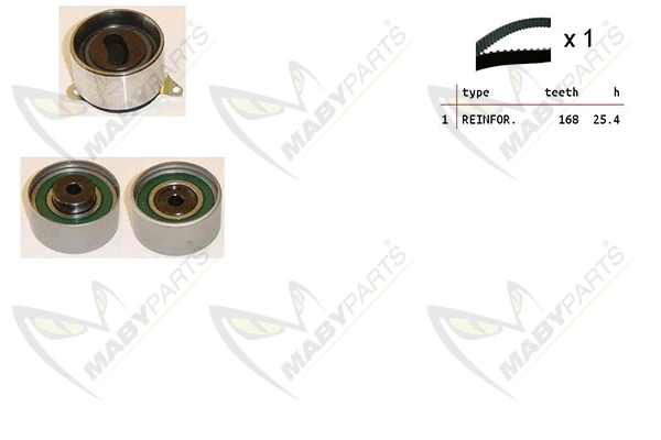 Kit de courroie crantée MABYPARTS OBK010265