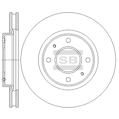 Disque de frein Hi-Q SD4337