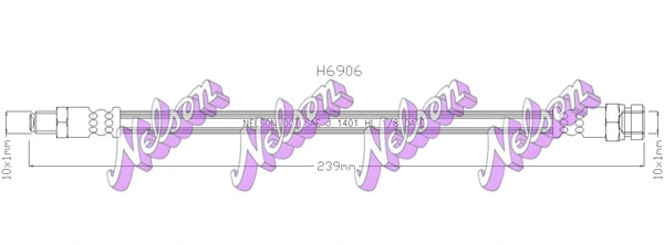 Flexible de frein KAWE H6906