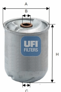 Filtre à huile UFI 25.900.00