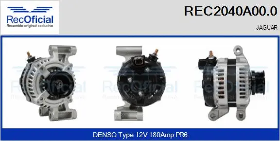 Alternateur RECOFICIAL REC2040A00.0