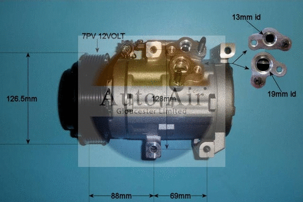 Compresseur, climatisation AUTO AIR GLOUCESTER 14-0200