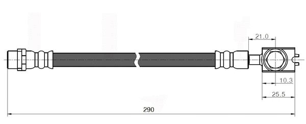 Flexible de frein National NBH6037