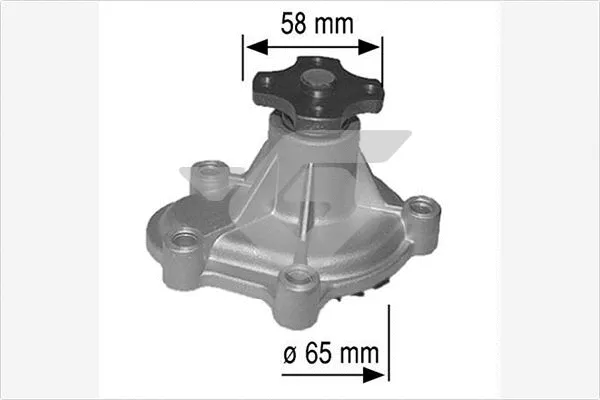Pompe à eau, refroidissement du moteur HUTCHINSON WP272