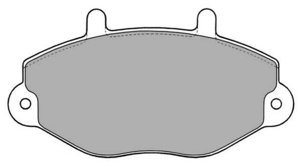 Kit de plaquettes de frein, frein à disque FREMAX FBP-0771