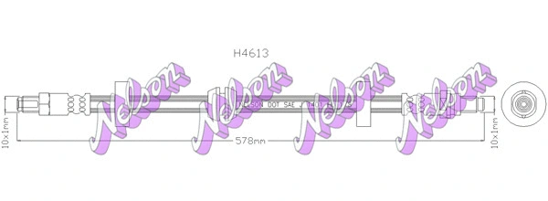 Flexible de frein KAWE H4613