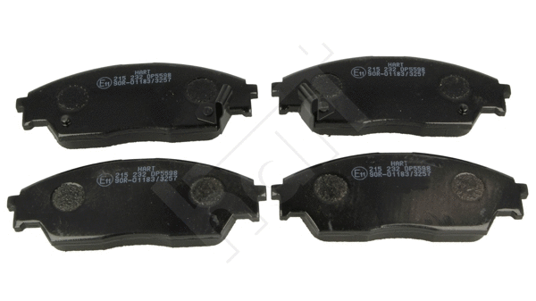 Kit de plaquettes de frein, frein à disque HART 215 232