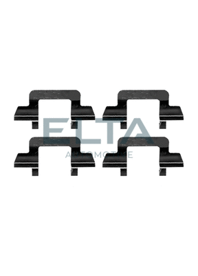 Kit d'accessoires, plaquette de frein à disque ELTA AUTOMOTIVE EA8615