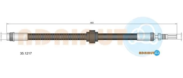 Flexible de frein ADRIAUTO 35.1217
