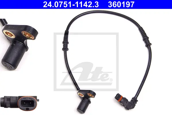 Capteur, vitesse de roue ATE-APAC 24.0751-1142.3
