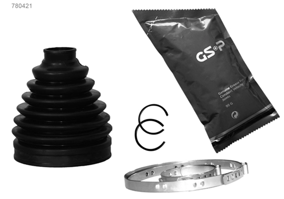 Jeu de joints-soufflets, arbre de commande GSP-BR 780421