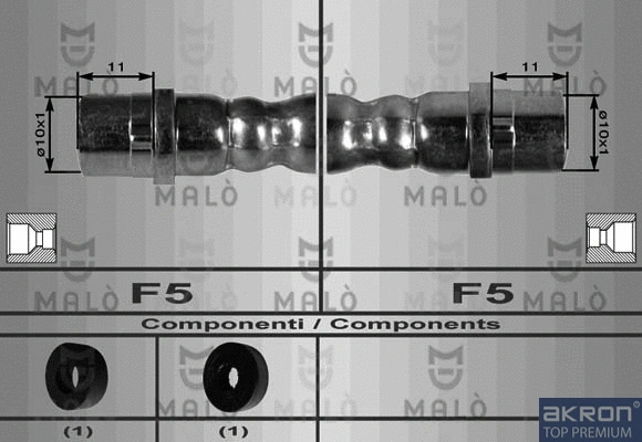 Flexible de frein AKRON-MALÒ 8057