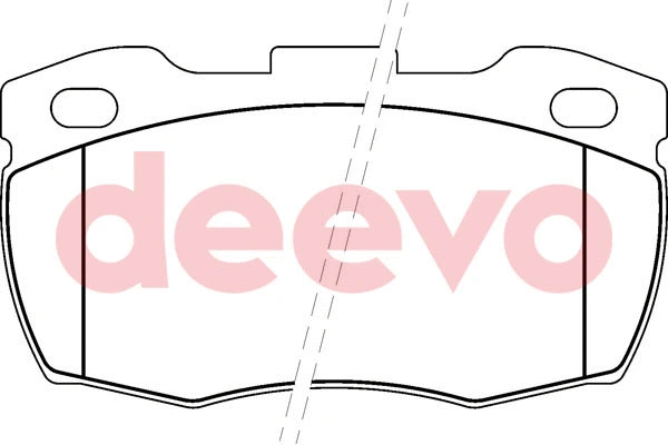 Kit de plaquettes de frein, frein à disque DEEVO BP62940