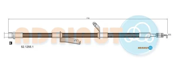 Flexible de frein ADRIAUTO 52.1255.1