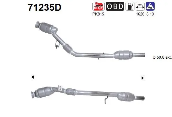 Catalyseur AS 71235D