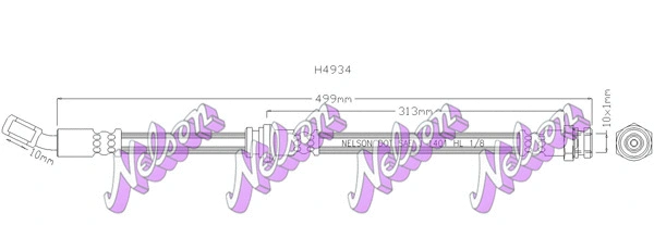 Flexible de frein KAWE H4934