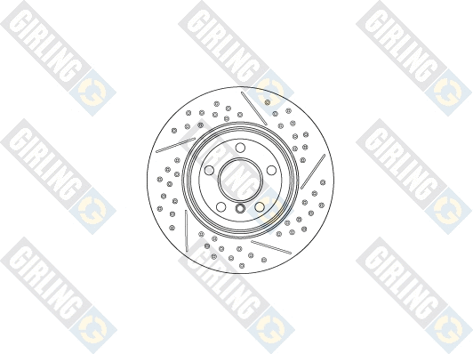 Disque de frein GIRLING 6066015