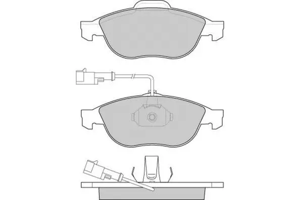 Kit de plaquettes de frein, frein à disque E.T.F. 12-0746