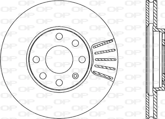 Disque de frein OPEN PARTS BDR1807.20