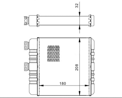 Système de chauffage HART 608 005