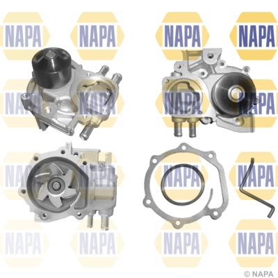 Pompe à eau, refroidissement du moteur NAPA NWP1493