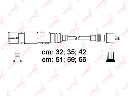 Kit de câbles d'allumage LYNXAUTO SPC8012