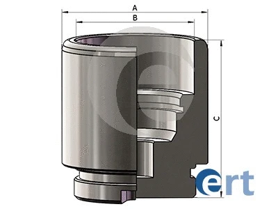 Piston, étrier de frein ERT 151383-C