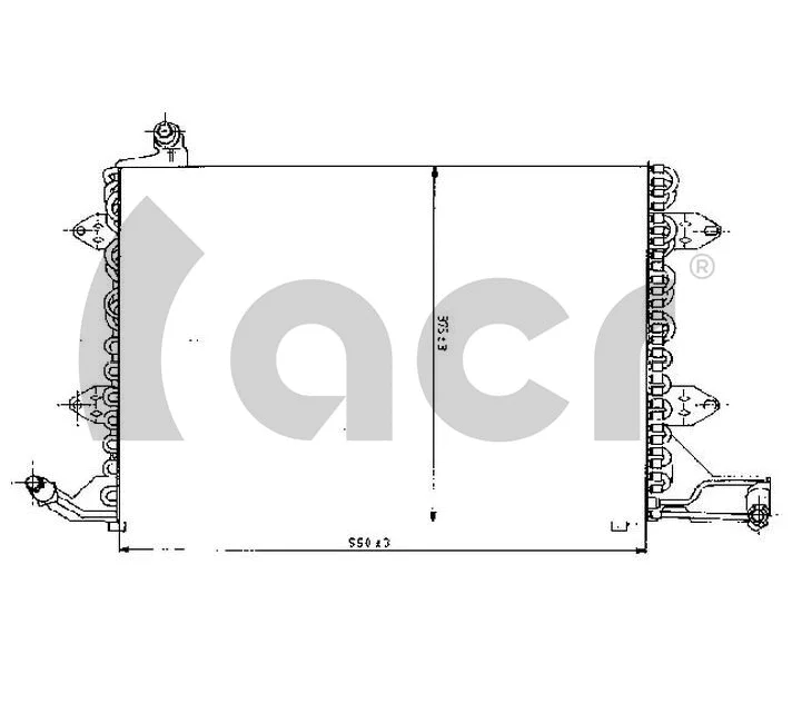 Condenseur, climatisation ACR 300113