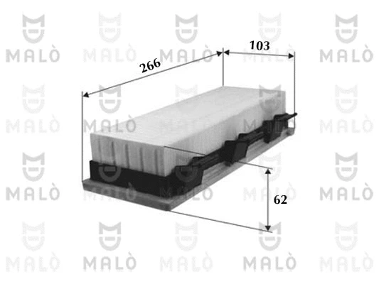Filtre à air AKRON-MALÒ 1500149