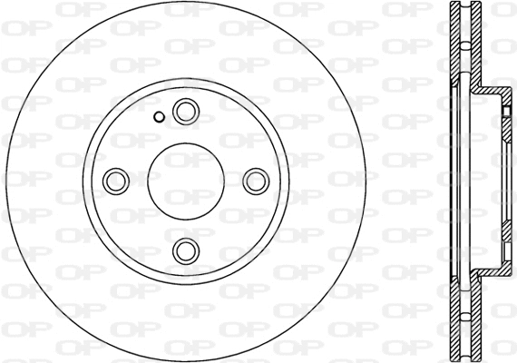 Disque de frein OPEN PARTS BDA2807.20
